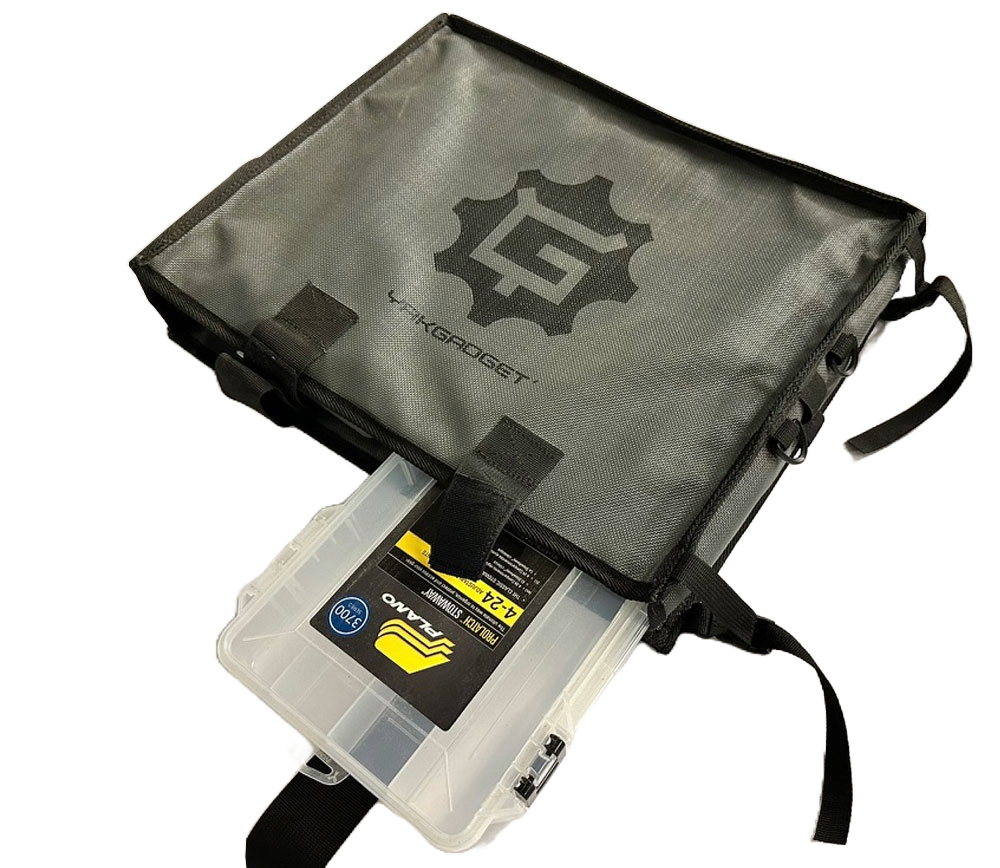 DuoFlex Underseat Tackle Storage System – YakGadget, LLC DuoFlex Underseat Tackle Storage System – YakGadget, LLC