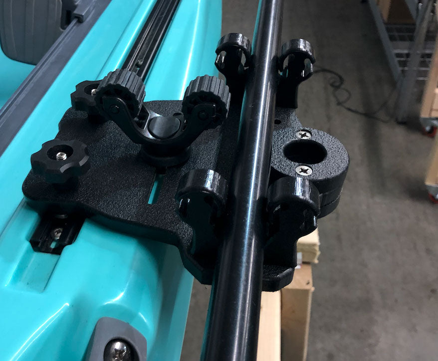 canoe fishing rod holder Holders 2 Pack Boat Folding 360 Adjustable Large Clamp Opening Fishing Rod Racks Mount on Horizontal or Vertical Side : Sports & Outdoors In the Box1 set of rod holder Canoes and kayak rod holder