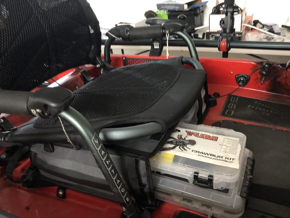 badger fishing seat box P127 Under Tackle Stow Bonafide Its just like having another compartment in your boat Si Wi Tackle Quad Box